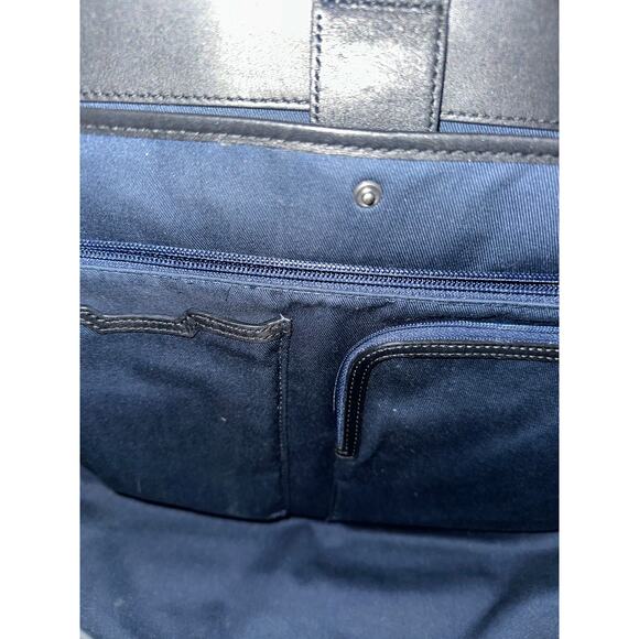 TUMI Mariella Collection Thalia Satchel In Black Calf Leather - Picture 6 of 13